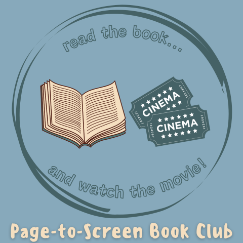 page to screen book club logo