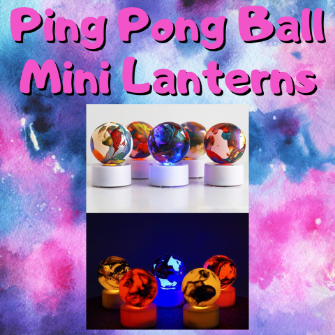 ping pong ball mini lanterns