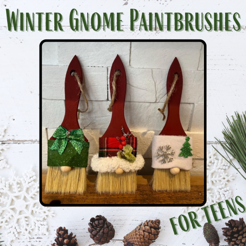 gnome paintbrushes 